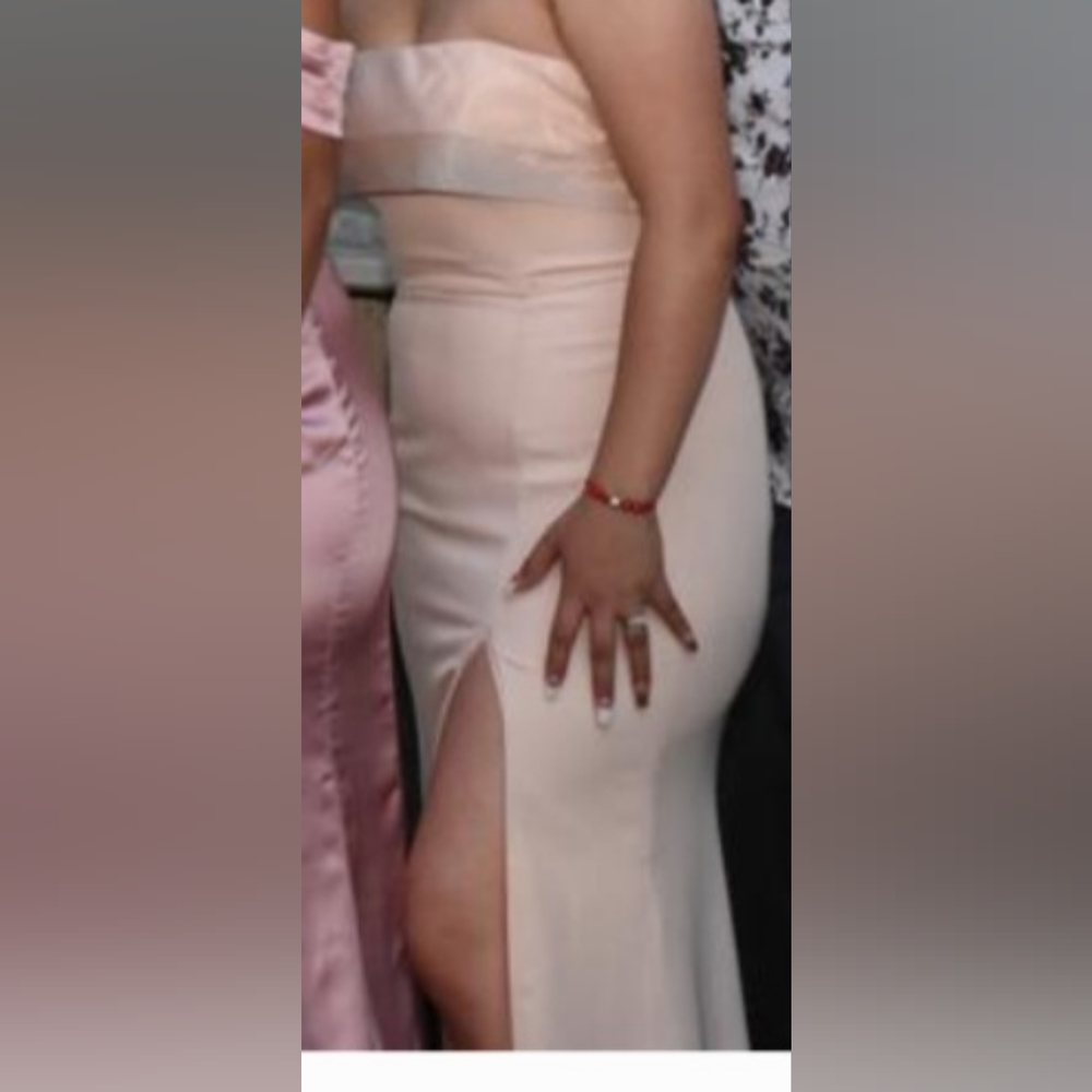 Blush bridesmaid dress